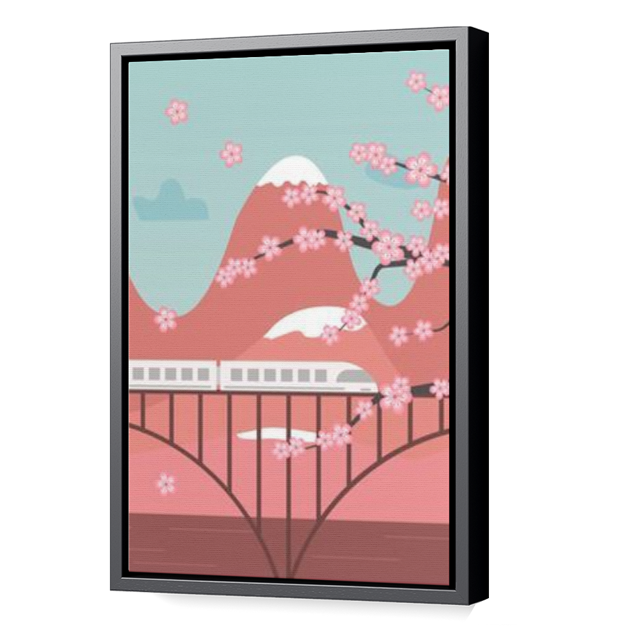 Thumbnail for Canvas - Black Floating Frame