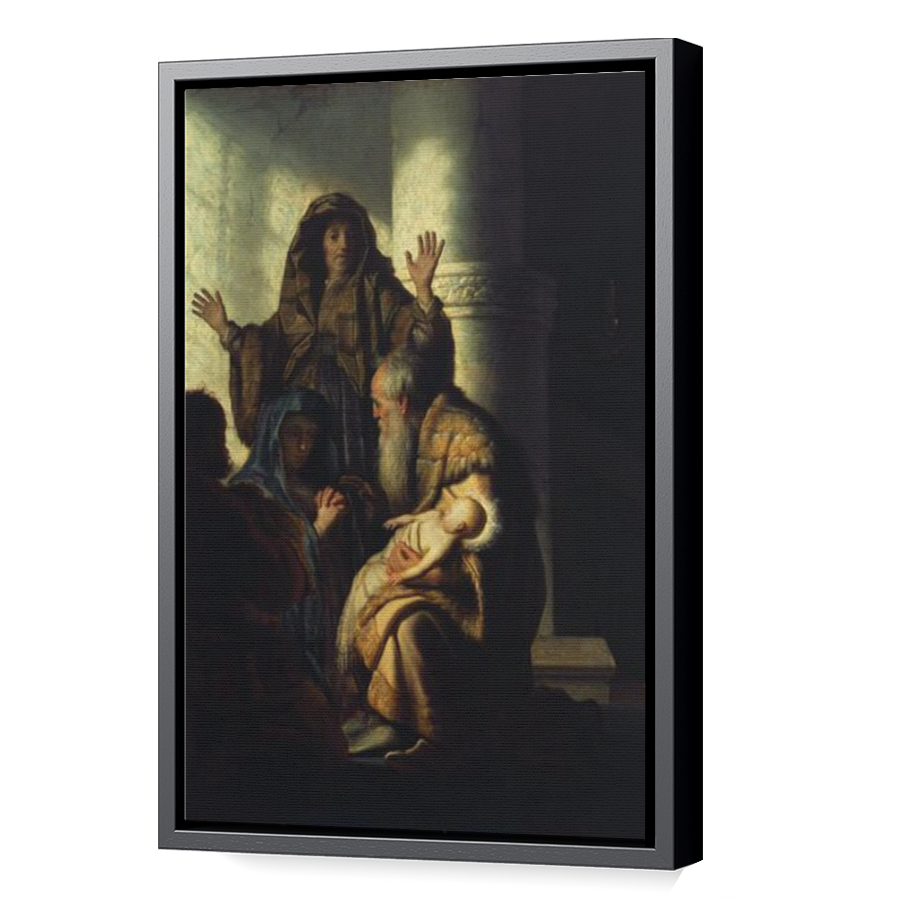 Thumbnail for Canvas - Black Floating Frame