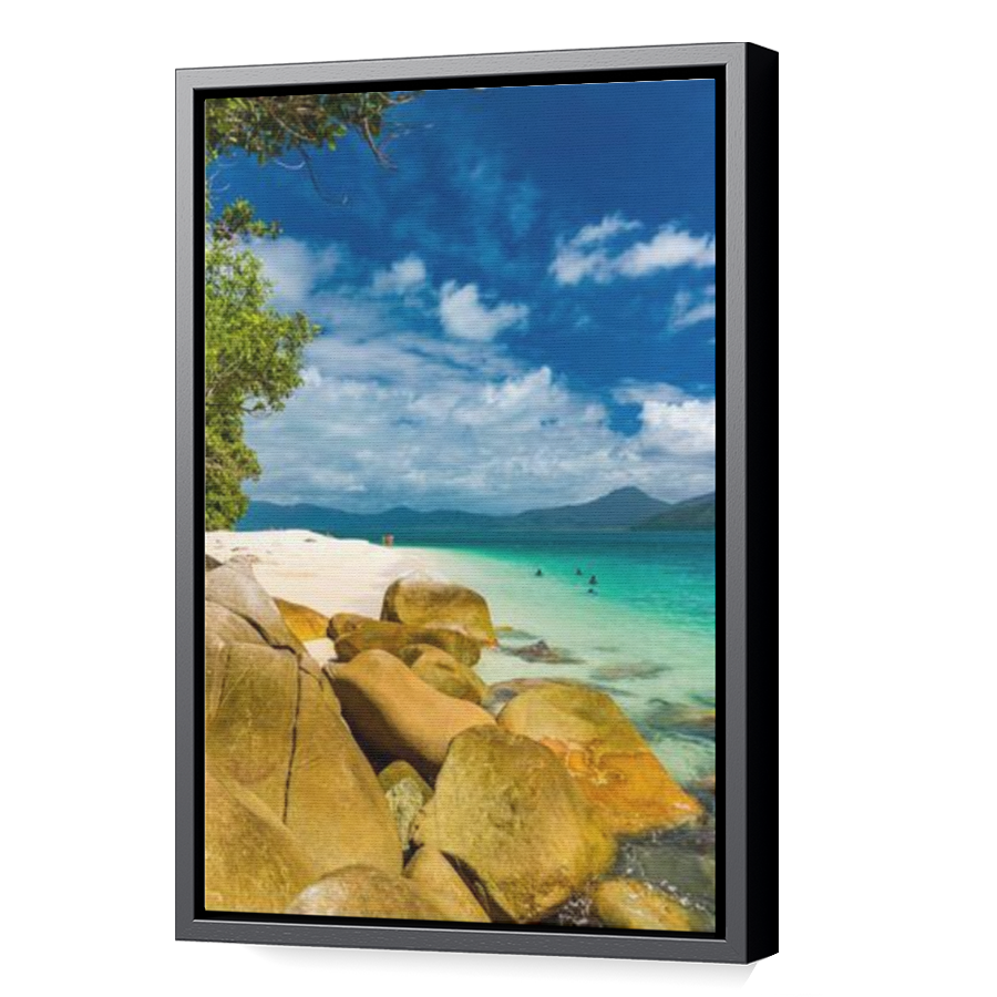 Thumbnail for Canvas - Black Floating Frame