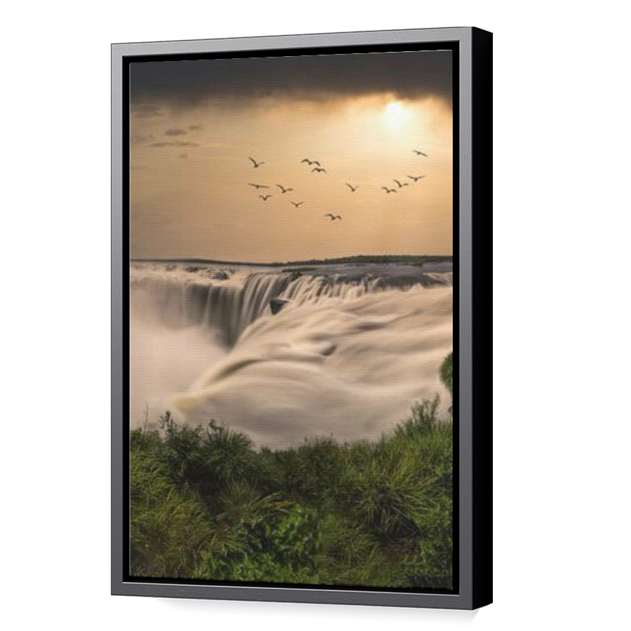 Thumbnail for Canvas - Black Floating Frame