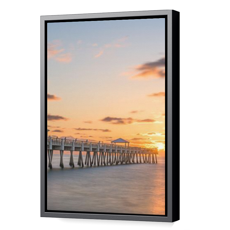 Thumbnail for Canvas - Black Floating Frame