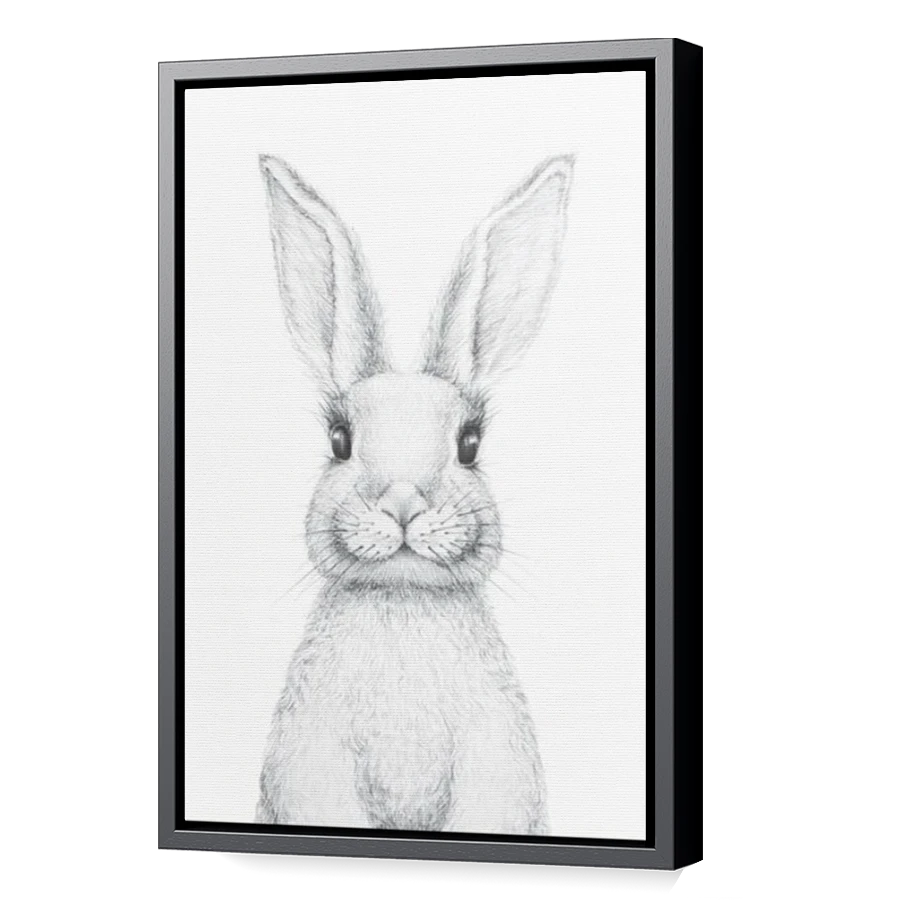 Thumbnail for Canvas - Black Floating Frame