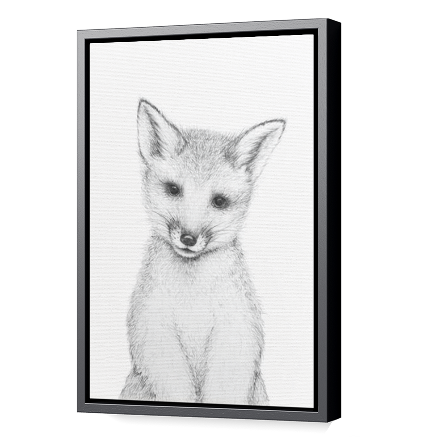 Thumbnail for Canvas - Black Floating Frame