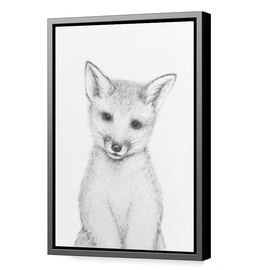 Thumbnail for Canvas - Black Floating Frame