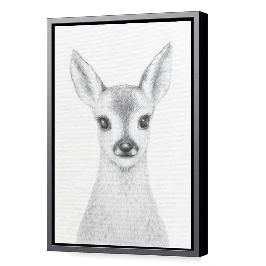 Thumbnail for Canvas - Black Floating Frame