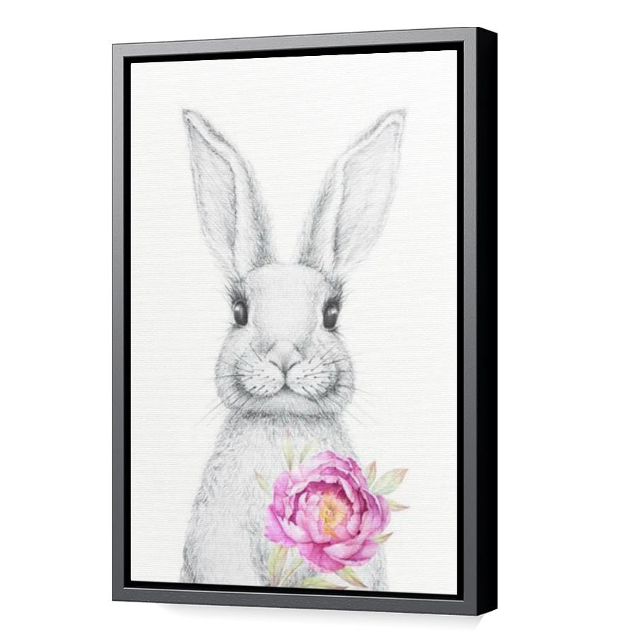 Thumbnail for Canvas - Black Floating Frame