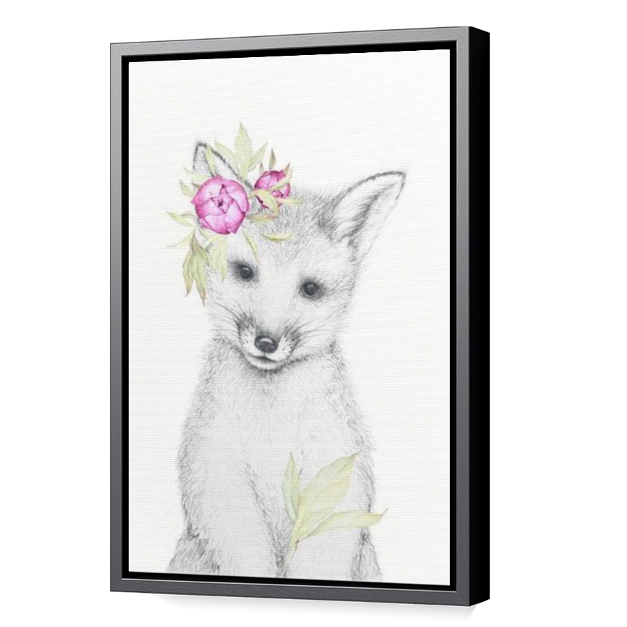 Thumbnail for Canvas - Black Floating Frame