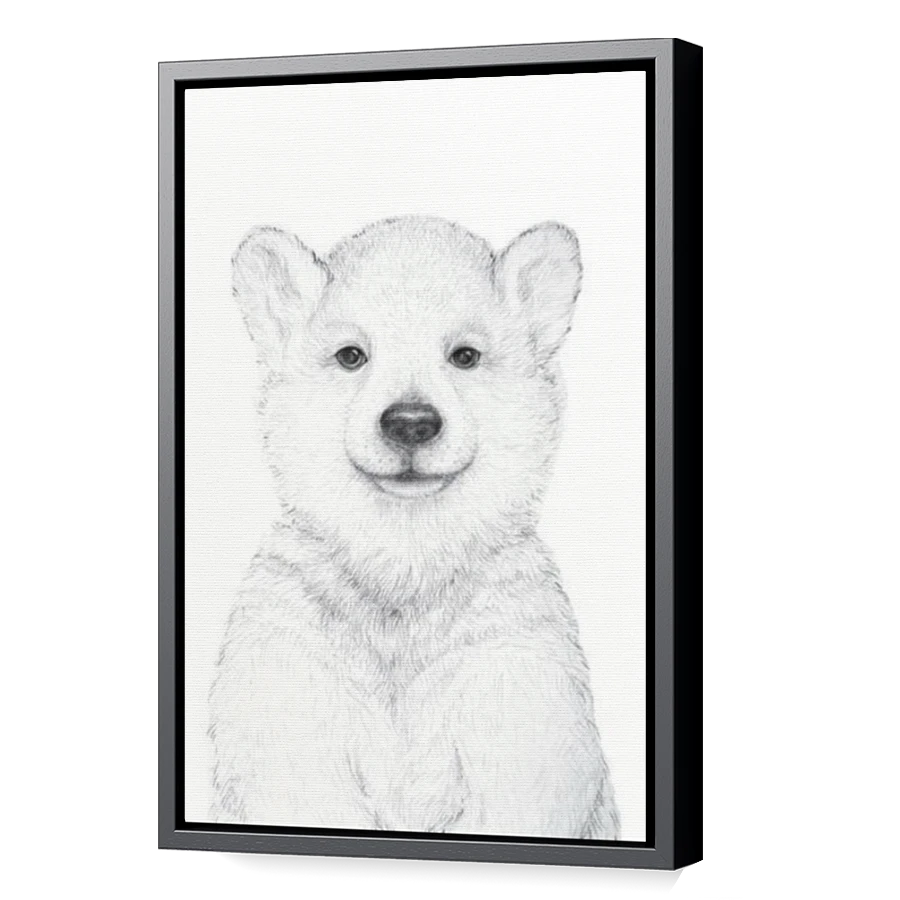 Thumbnail for Canvas - Black Floating Frame