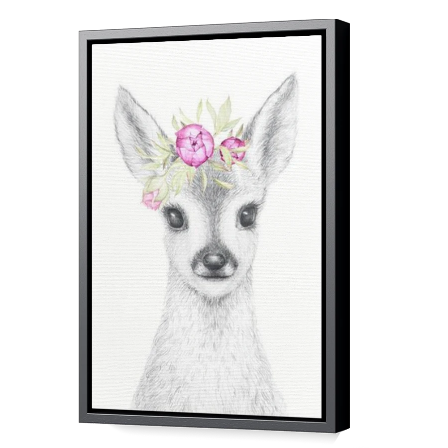 Thumbnail for Canvas - Black Floating Frame