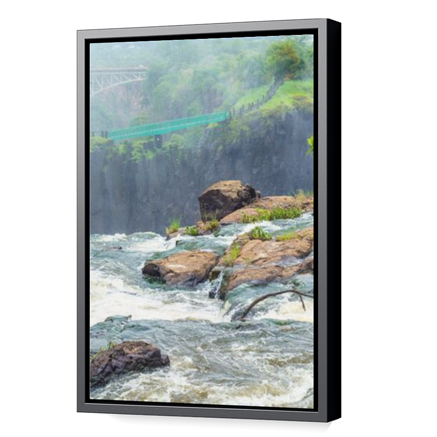 Thumbnail for Canvas - Black Floating Frame