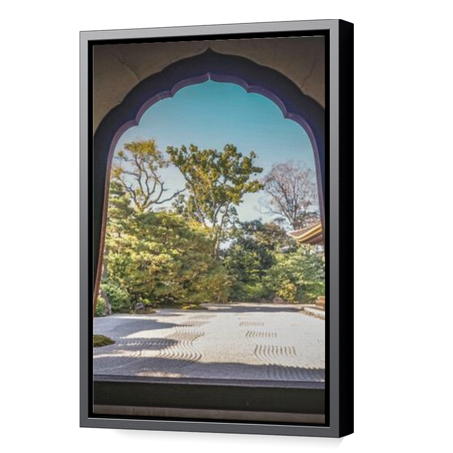 Thumbnail for Canvas - Black Floating Frame