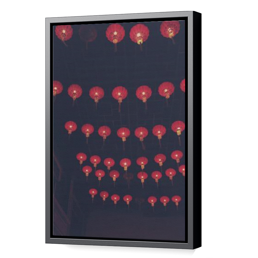 Thumbnail for Canvas - Black Floating Frame