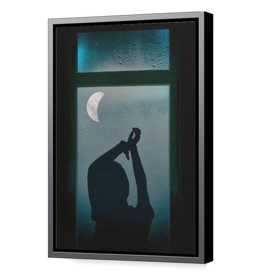 Thumbnail for Canvas - Black Floating Frame