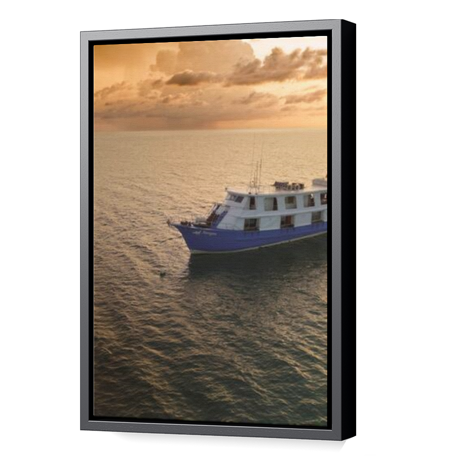 Thumbnail for Canvas - Black Floating Frame