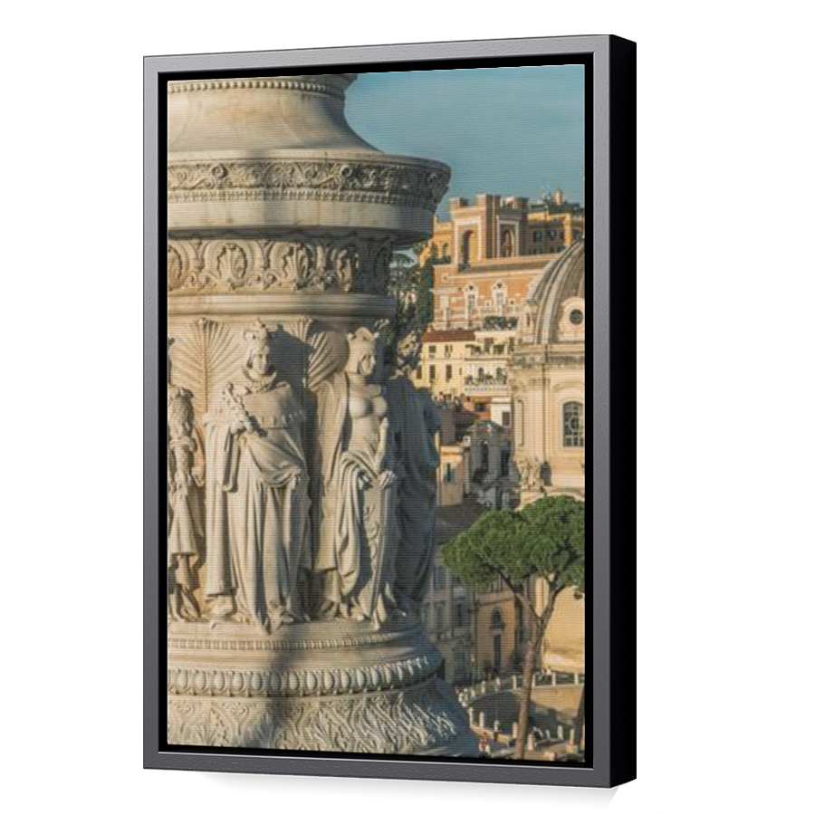 Thumbnail for Canvas - Black Floating Frame