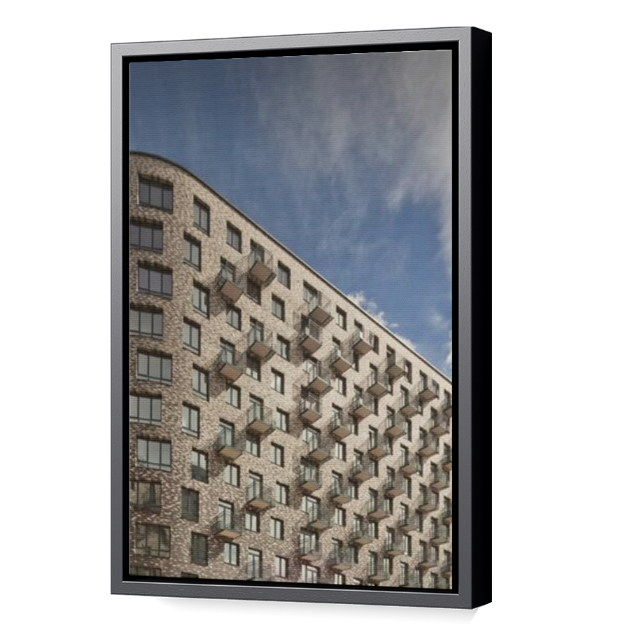 Thumbnail for Canvas - Black Floating Frame