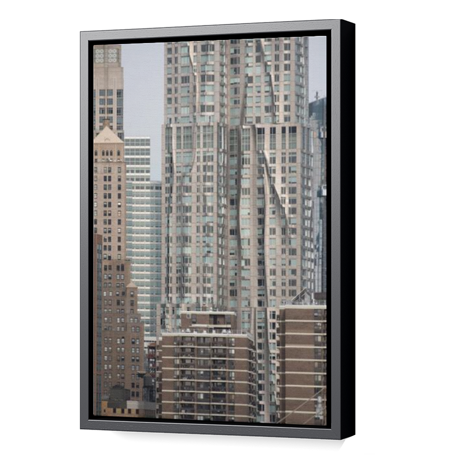 Thumbnail for Canvas - Black Floating Frame