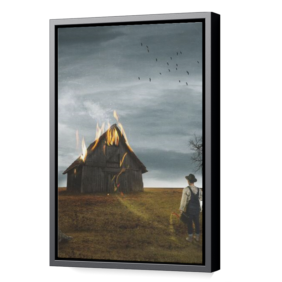 Thumbnail for Canvas - Black Floating Frame
