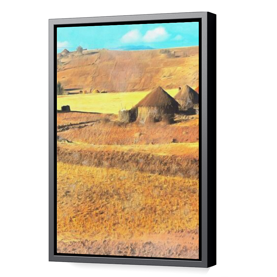 Thumbnail for Canvas - Black Floating Frame