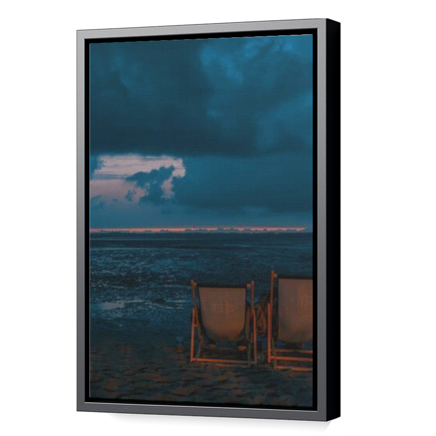 Thumbnail for Canvas - Black Floating Frame