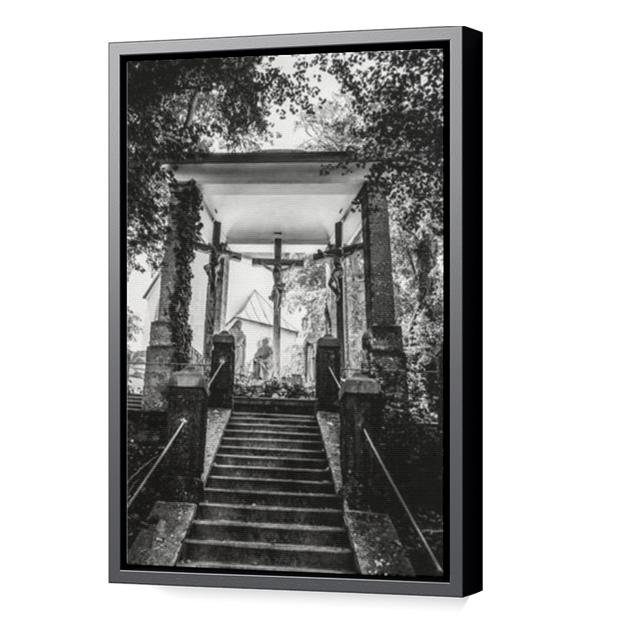 Thumbnail for Canvas - Black Floating Frame