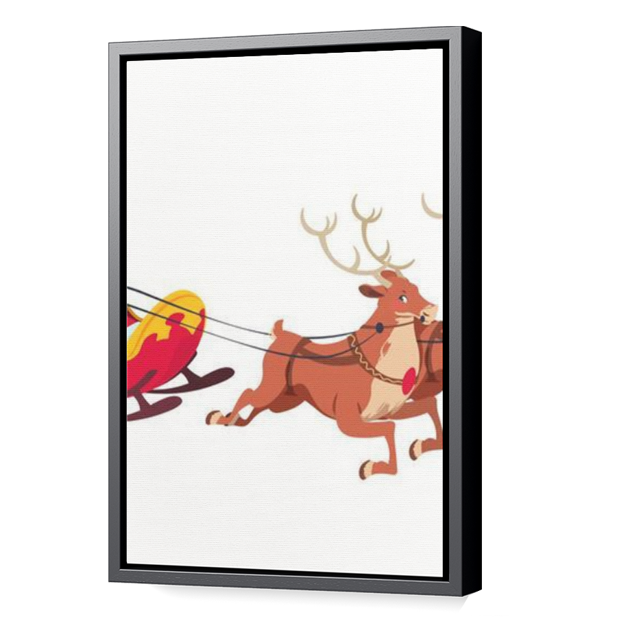 Thumbnail for Canvas - Black Floating Frame