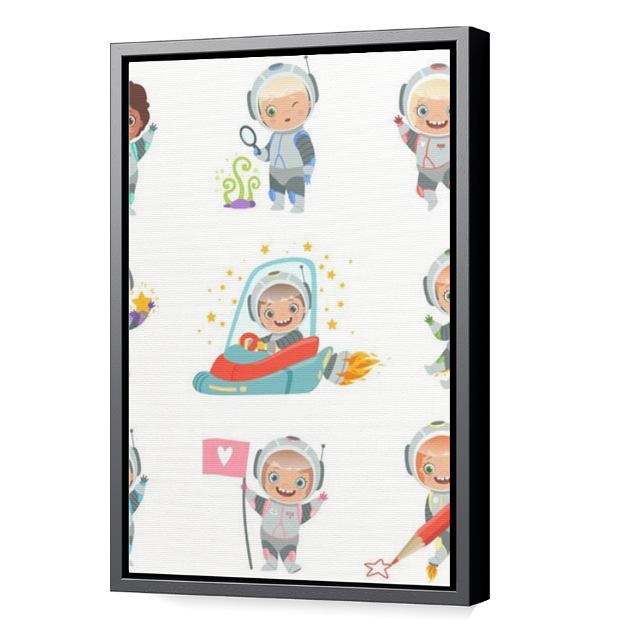 Thumbnail for Canvas - Black Floating Frame
