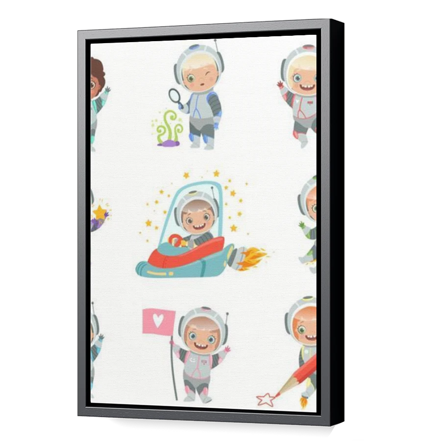 Thumbnail for Canvas - Black Floating Frame