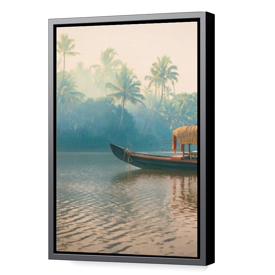Thumbnail for Canvas - Black Floating Frame