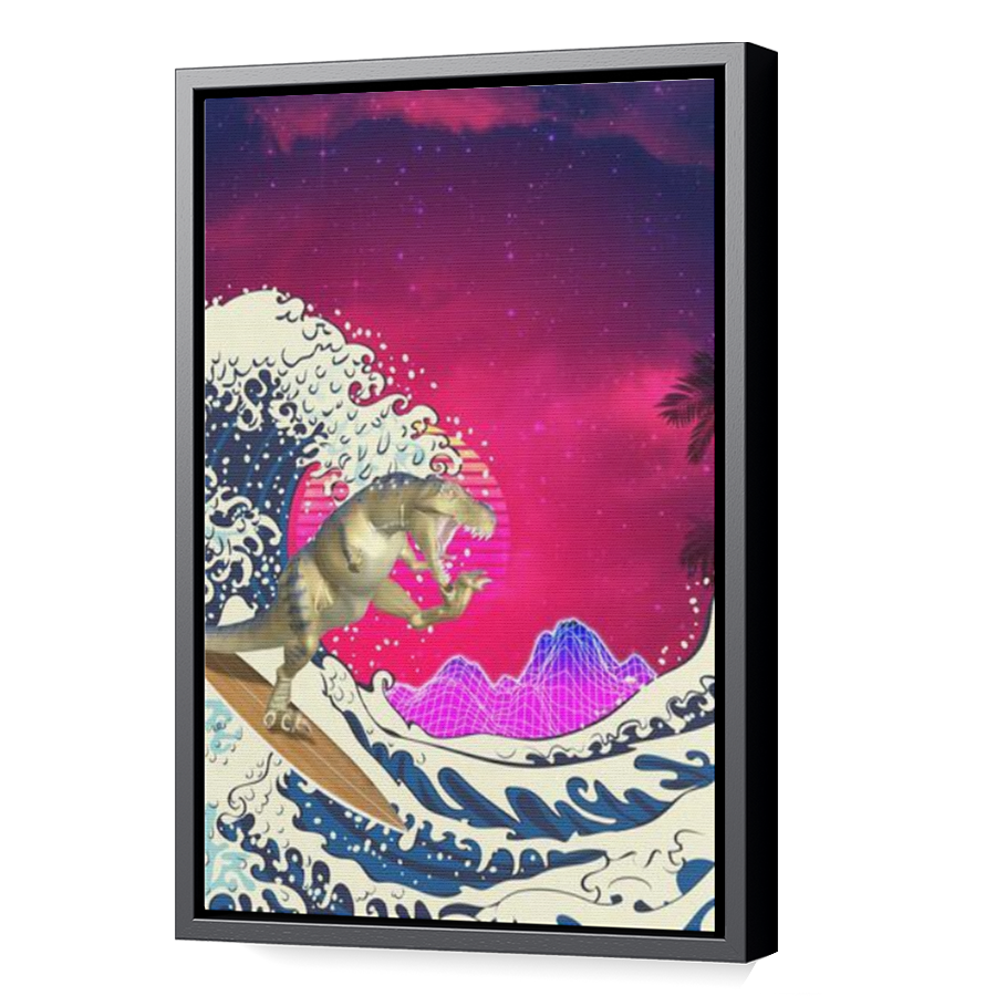 Thumbnail for Canvas - Black Floating Frame
