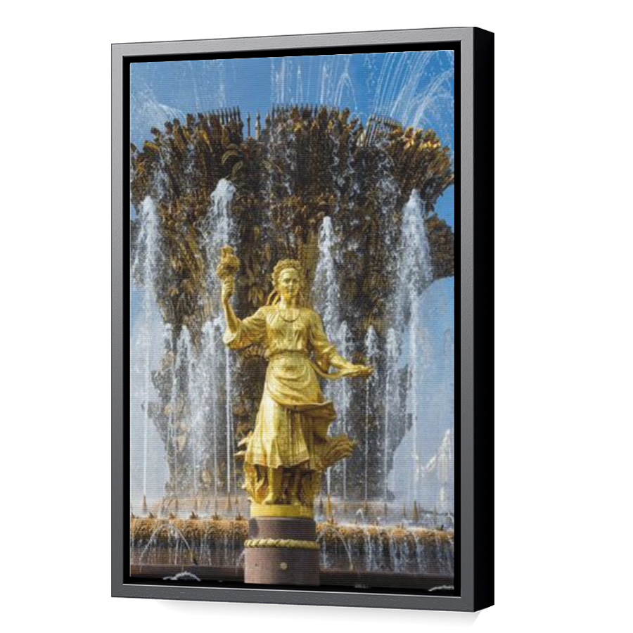 Thumbnail for Canvas - Black Floating Frame