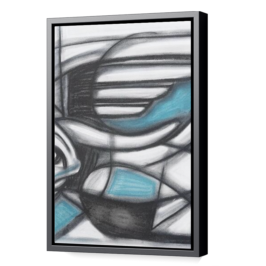 Thumbnail for Canvas - Black Floating Frame