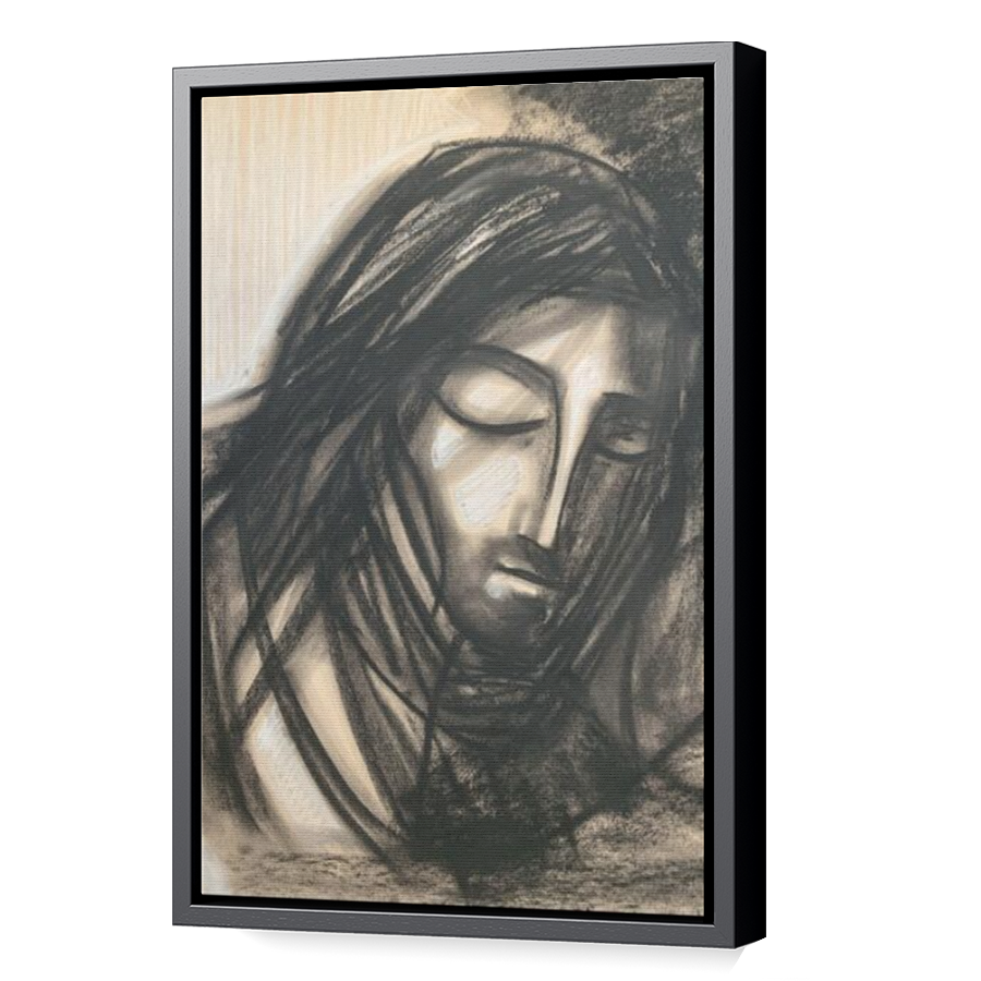 Thumbnail for Canvas - Black Floating Frame