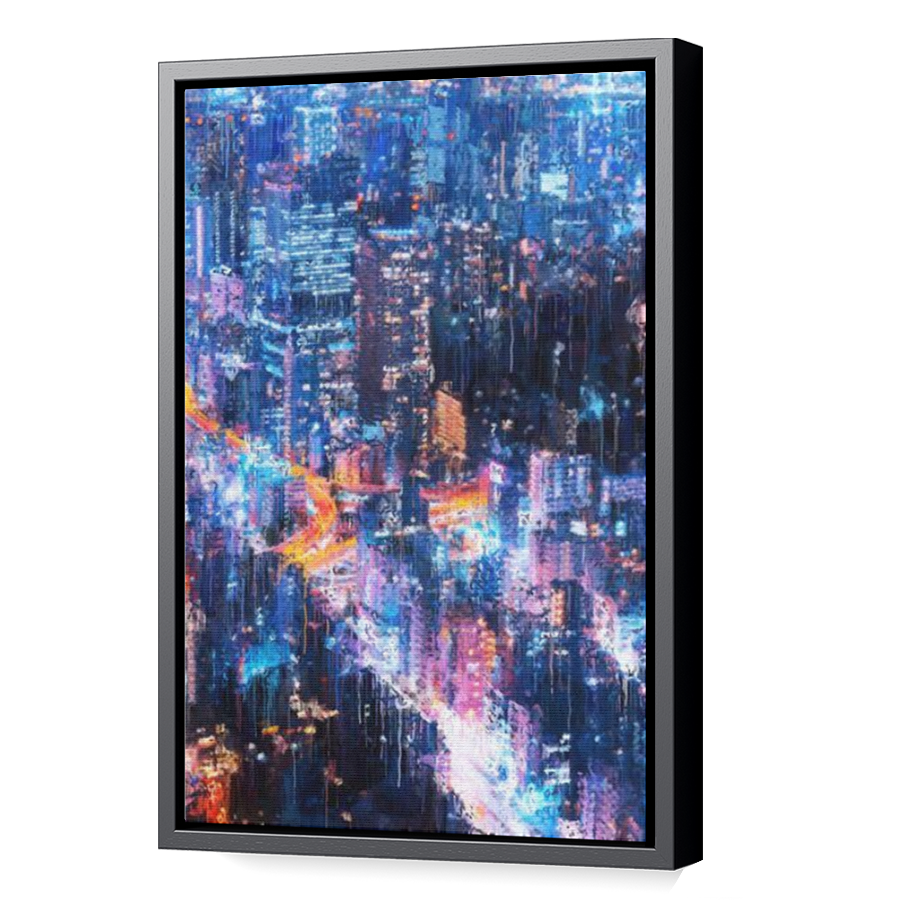 Thumbnail for Canvas - Black Floating Frame