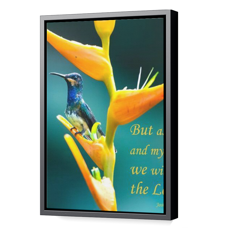 Thumbnail for Canvas - Black Floating Frame