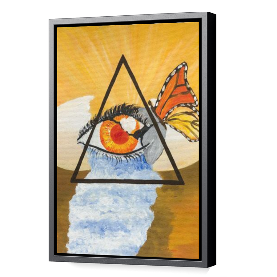Thumbnail for Canvas - Black Floating Frame