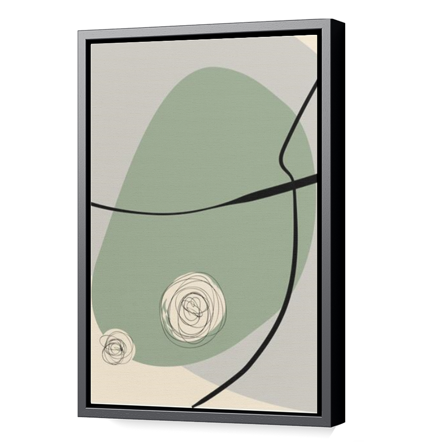 Thumbnail for Canvas - Black Floating Frame