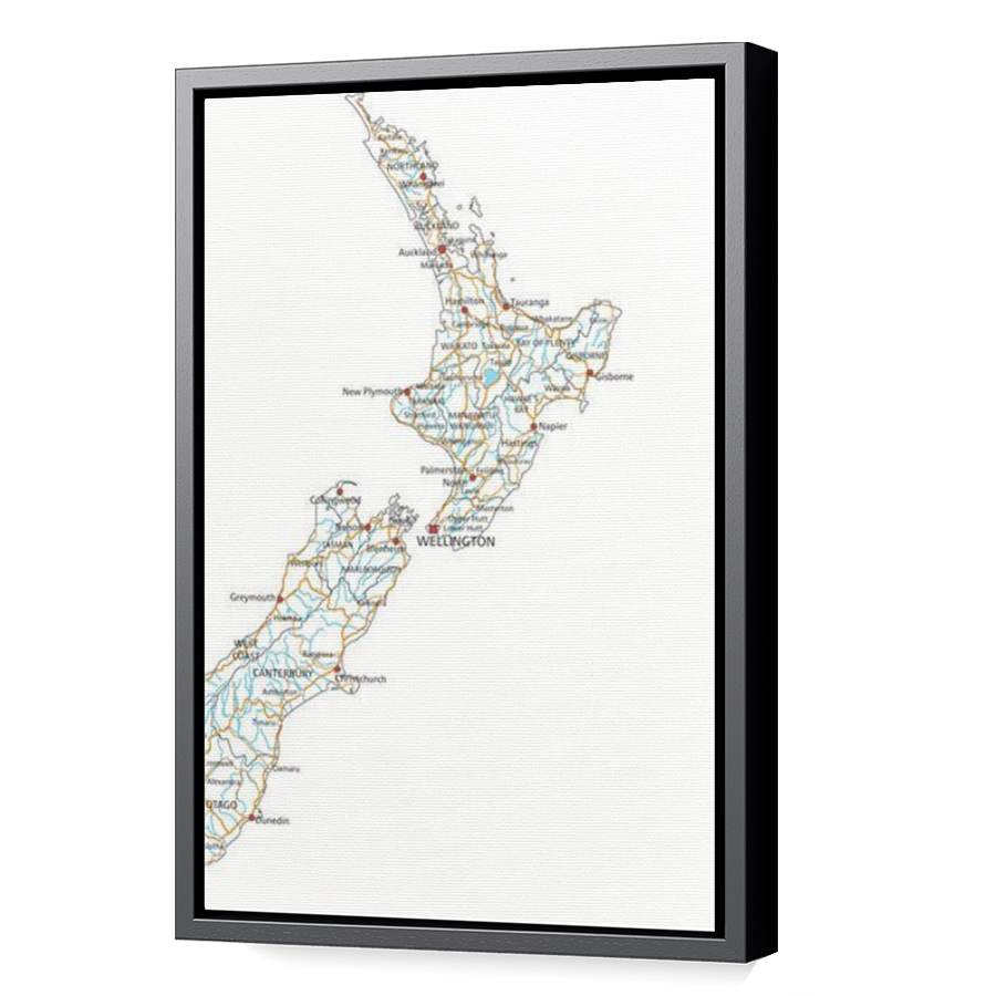 Thumbnail for Canvas - Black Floating Frame