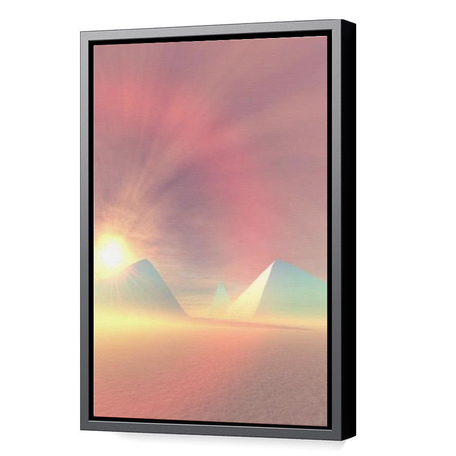 Thumbnail for Canvas - Black Floating Frame