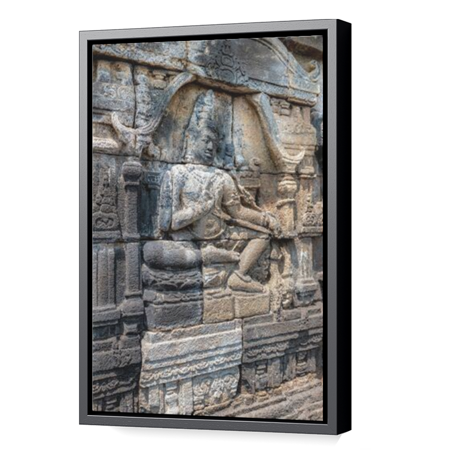 Thumbnail for Canvas - Black Floating Frame