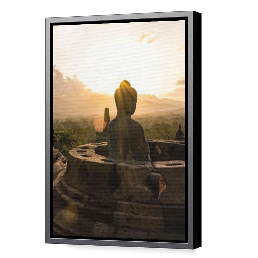 Thumbnail for Canvas - Black Floating Frame