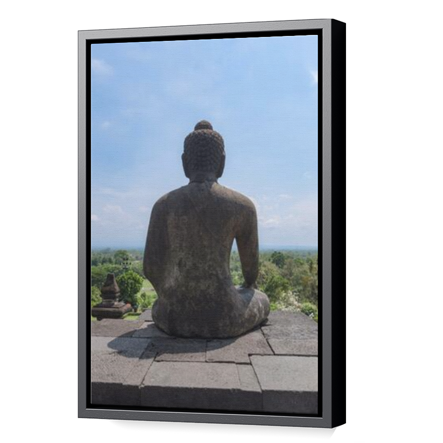 Thumbnail for Canvas - Black Floating Frame
