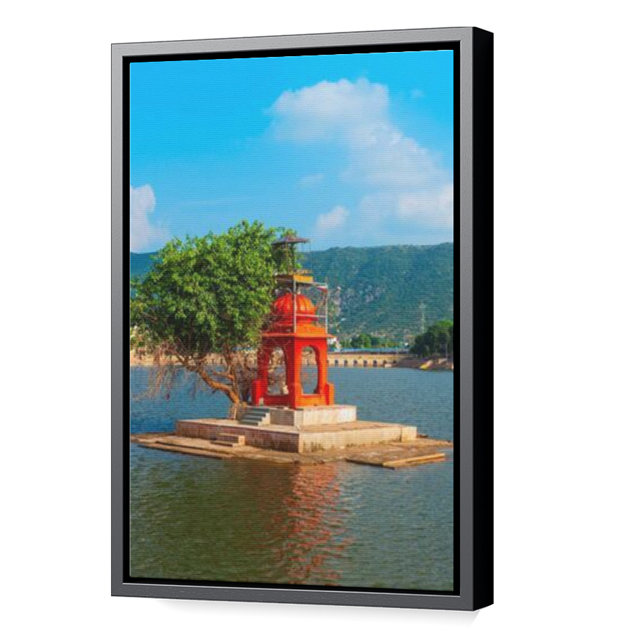 Thumbnail for Canvas - Black Floating Frame