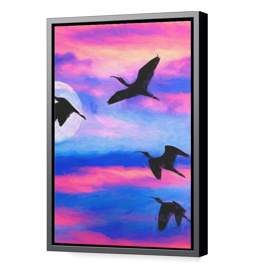 Thumbnail for Canvas - Black Floating Frame