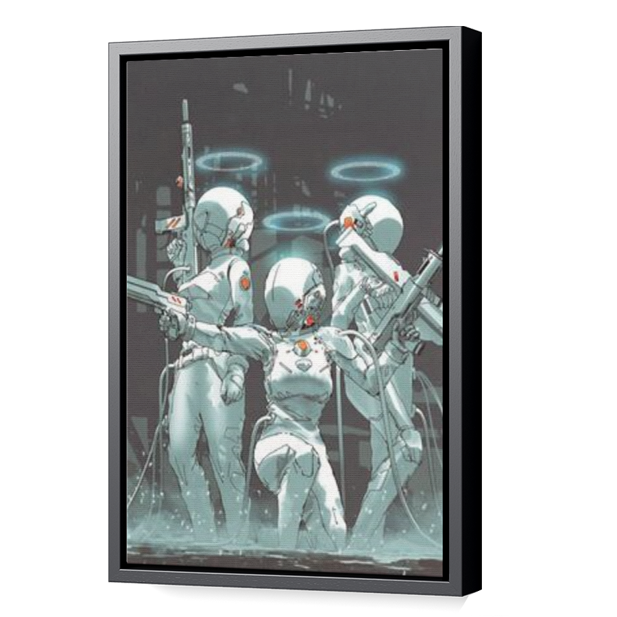 Thumbnail for Canvas - Black Floating Frame