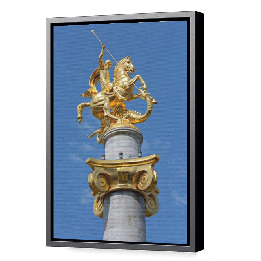 Thumbnail for Canvas - Black Floating Frame