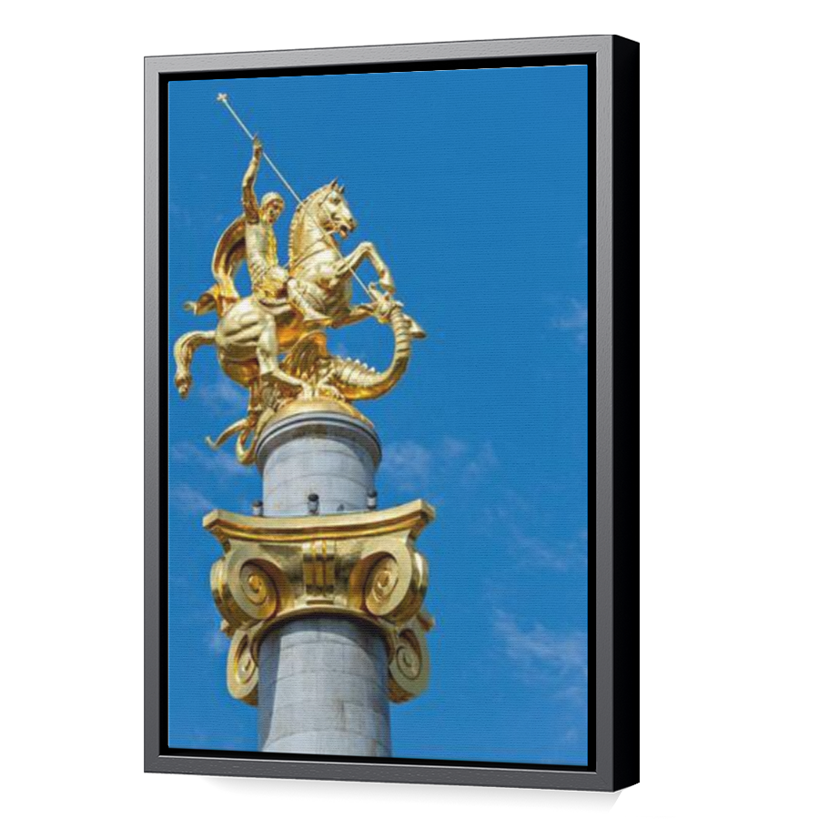 Thumbnail for Canvas - Black Floating Frame