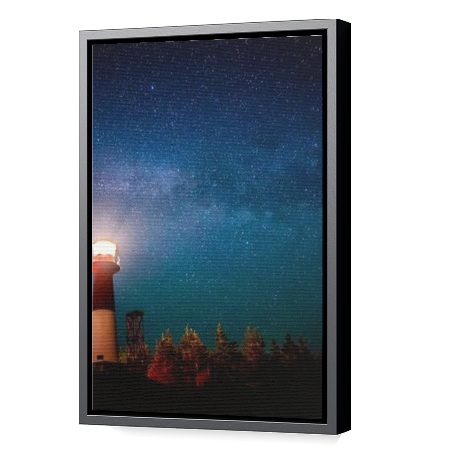 Thumbnail for Canvas - Black Floating Frame