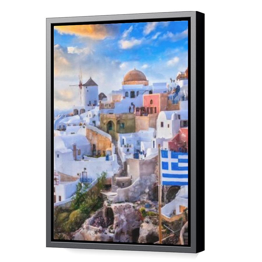 Thumbnail for Canvas - Black Floating Frame