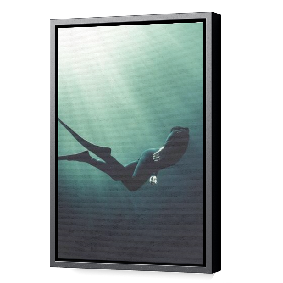 Thumbnail for Canvas - Black Floating Frame